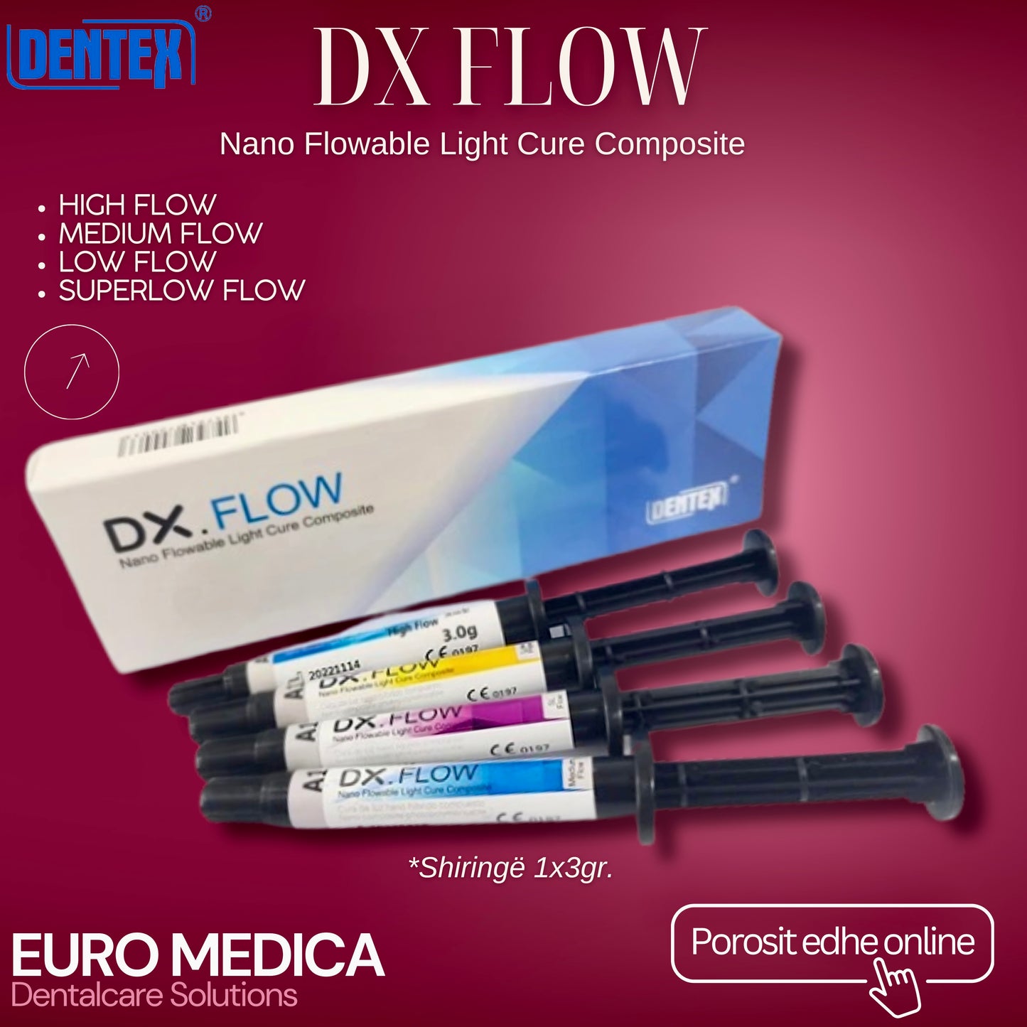 Nano Flowable Light Cure Composite - DX Flow